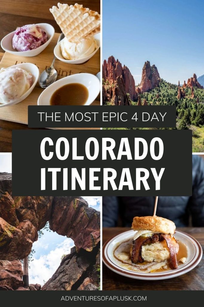 4 Days in Colorado Itinerary | Long weekend in Colorado | The best things to do in Colorado | Places to go in Colorado | hikes in colorado | places to eat in Colorado