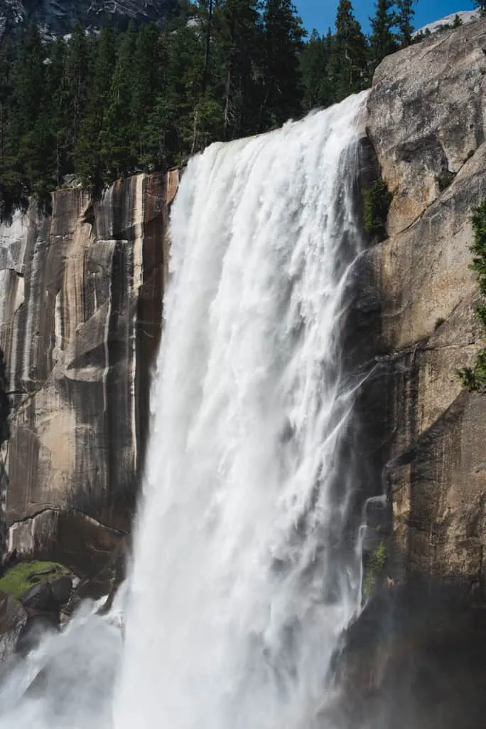 Mist Trail at Yosemite National Park | Best National Parks to visit in August 