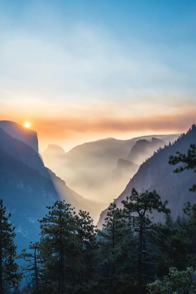 Tunnel View at Yosemite National Park | Best National Parks to visit in August 