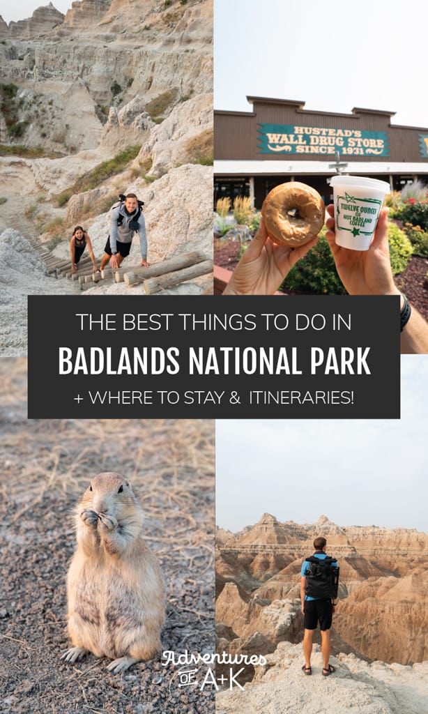The Best Things to do in Badlands National Park | Where to stay in Badlands National Park, Badlands National Park Lodging, Hiking at Badlands National Park, The best trails at Badlands National Park, What to do at Badlands National Park, Badlands National Park itinerary, Hiking the Notch Trail at Badlands National Park, Door and Window Trail Badlands National Park, Badlands Loop Road, Best Overlooks at Badlands National Park, Seeing wildlife at Badlands National Park, Camping at Badlands National Park, One day in Badlands National Park