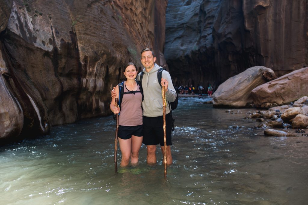 Hiking the Narrows at Zion National Park: route options, how to get to the trail, gear, and everything else you need to know!