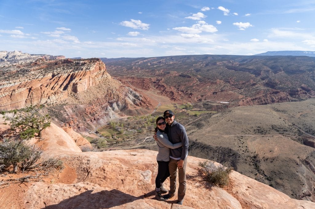 Rim Overlook at Capitol Reef National Park