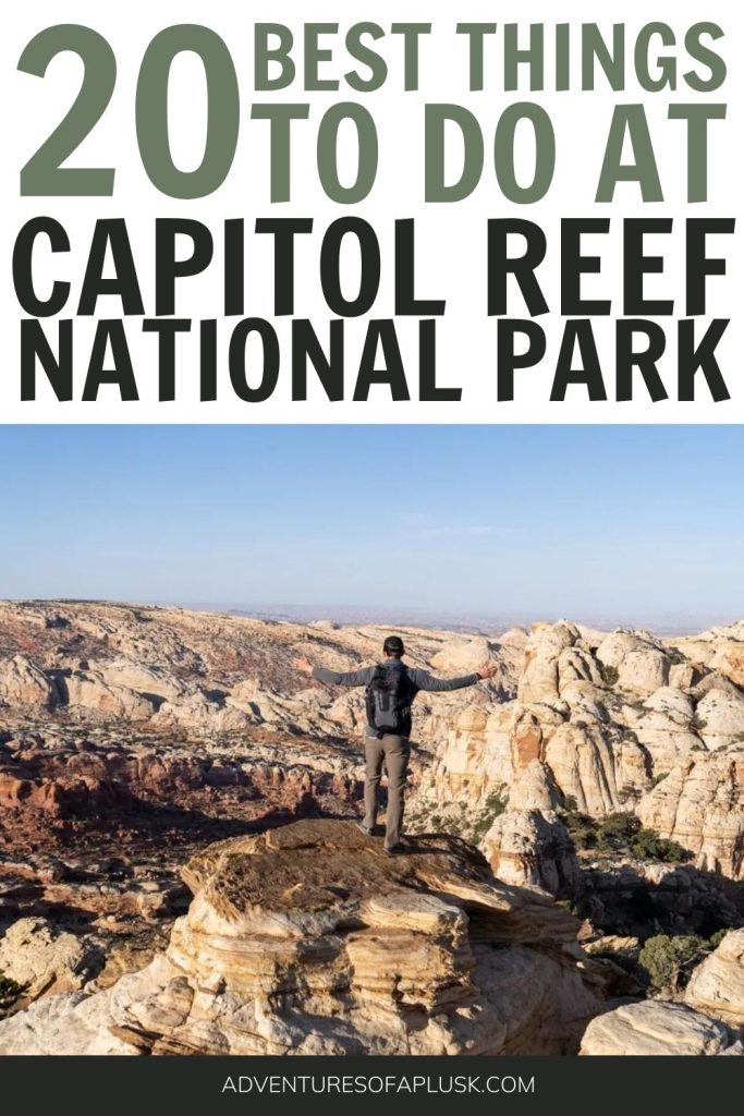 The Best things to do at Capitol Reef National Park | Southern Utah Road Trip | Mighty Five National Parks | Best things to do in Utah | Best Road trips in the US | Best US National Parks
