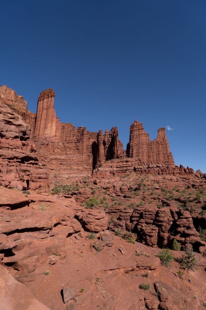 Fisher Towers in Moab, Utah