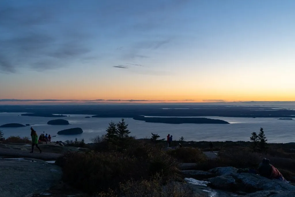 Cadillac Mountain Sunrise | The Best Things to do in Acadia National Park