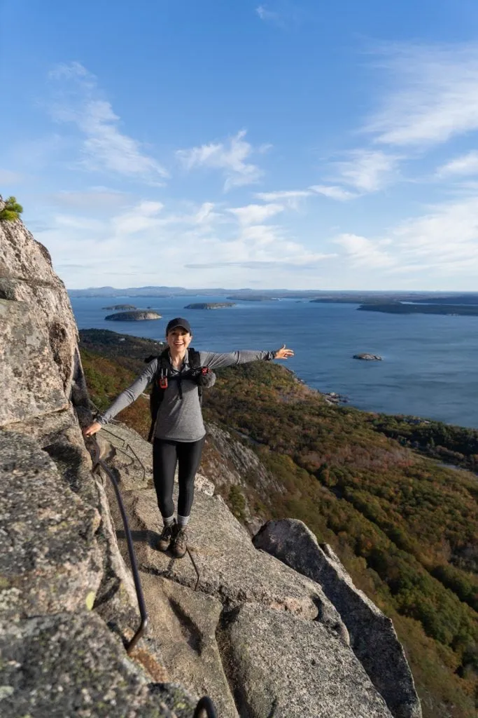 Hiking the Precipice Trail at Acadia National Park | New England Fall Road Trip