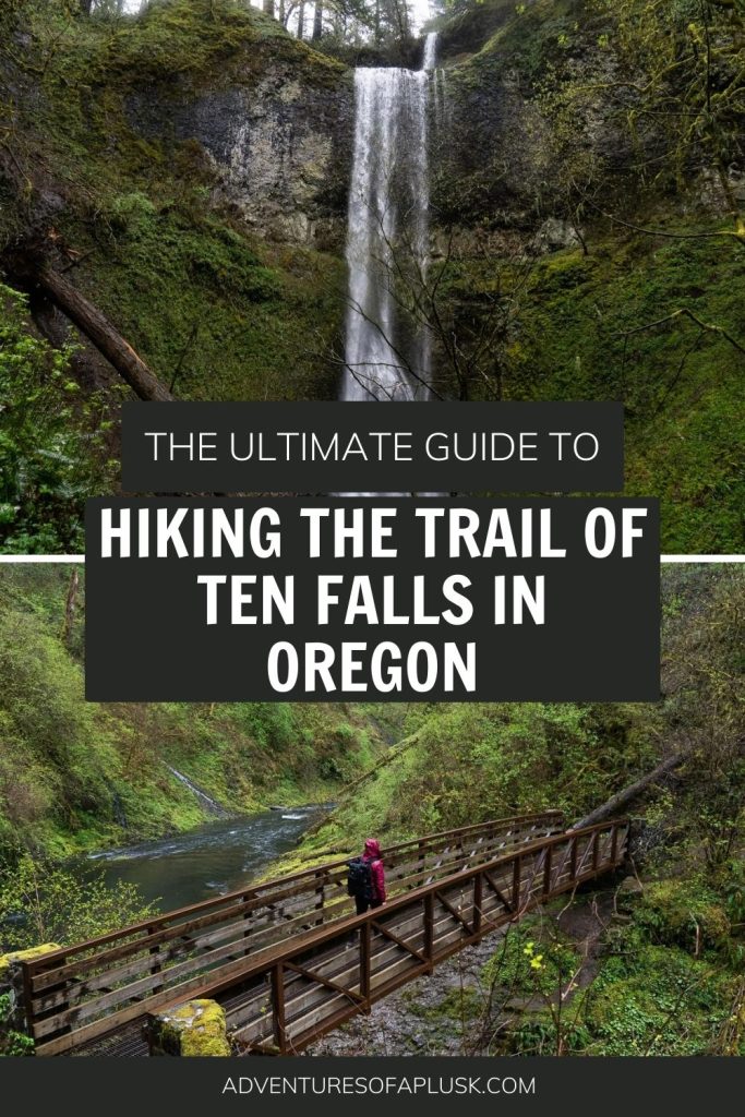 The BEST waterfall hike in Oregon! Hiking the Trail of Ten Falls at Silver Falls State Park
