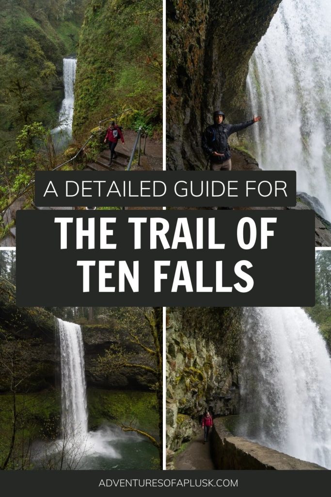 The BEST waterfall hike in Oregon! Hiking the Trail of Ten Falls at Silver Falls State Park