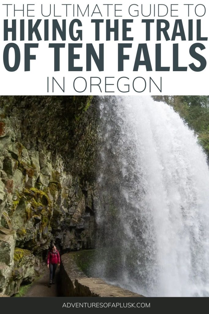 The BEST waterfall hike in Oregon! Hiking the Trail of Ten Falls at Silver Falls State Park