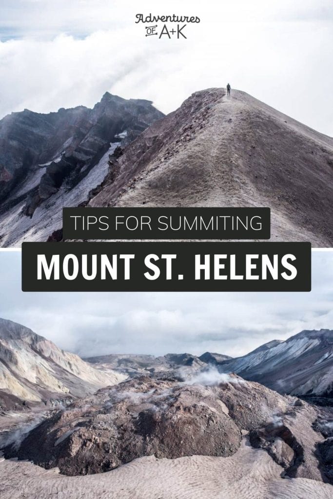 Summiting Mount St. Helens | Tips for Mount St. Helens | What to pack Mount St. Helens | Mount St. Helens permit | #MountStHelens #Washington