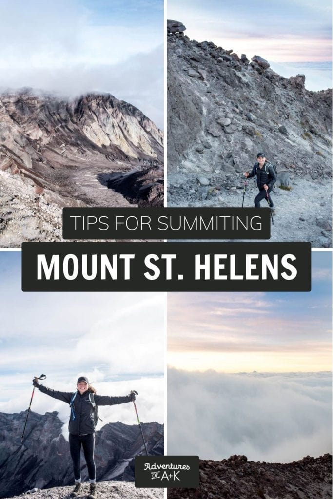 Summiting Mount St. Helens | Tips for Mount St. Helens | What to pack Mount St. Helens | Mount St. Helens permit | #MountStHelens #Washington