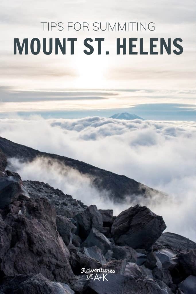 Summiting Mount St. Helens | Tips for Mount St. Helens | What to pack Mount St. Helens | Mount St. Helens permit | #MountStHelens #Washington