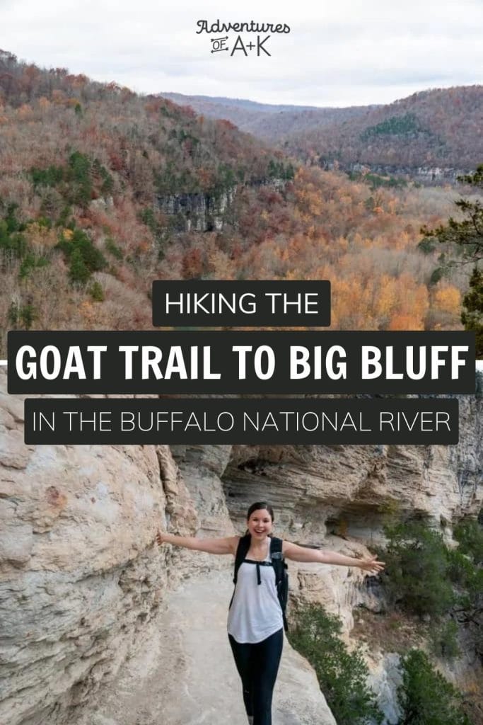 Hiking the Goat Trail to Big Bluff in the Buffalo National River | Big Bluff Goat Trail in the Buffalo National River | Buffalo National River in Arkansas | Hiking the Goat Trail in Arkansas | Buffalo National River hikes | Arkansas hikes | Things to do in Arkansas | Things to do in the Buffalo National River