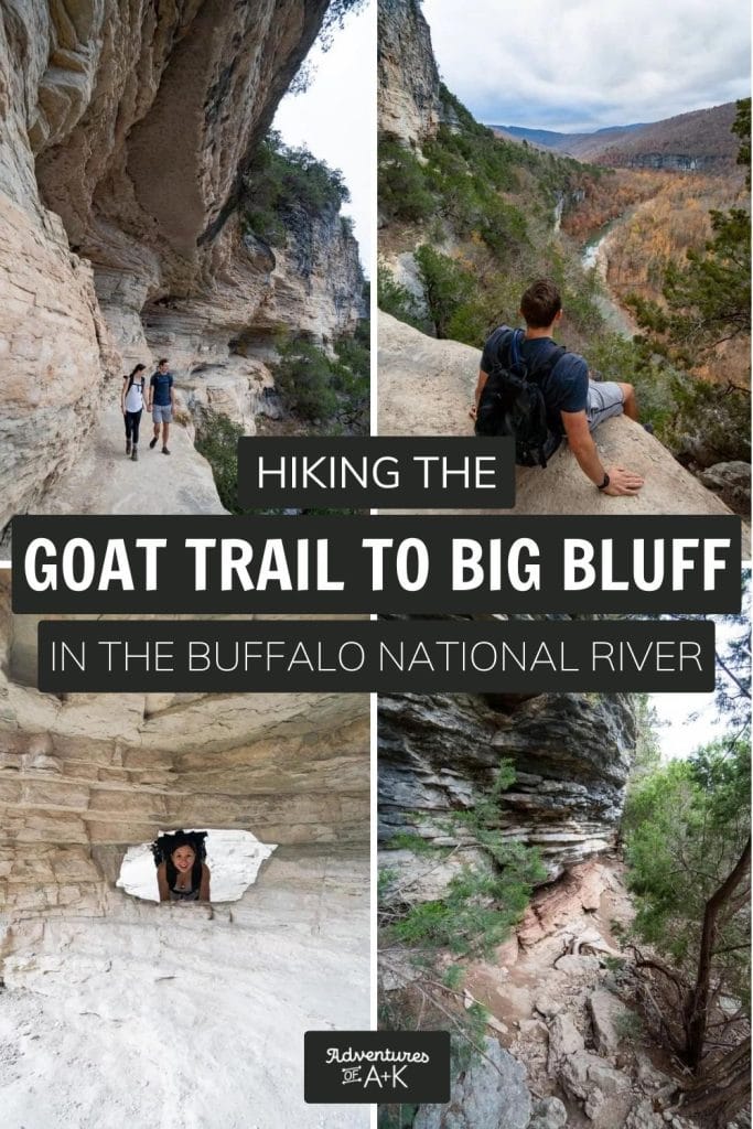 Hiking the Goat Trail to Big Bluff in the Buffalo National River | Big Bluff Goat Trail in the Buffalo National River | Buffalo National River in Arkansas | Hiking the Goat Trail in Arkansas | Buffalo National River hikes | Arkansas hikes | Things to do in Arkansas | Things to do in the Buffalo National River