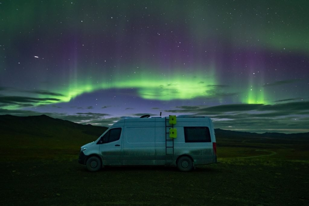 Northern Lights on the Dempster Highway