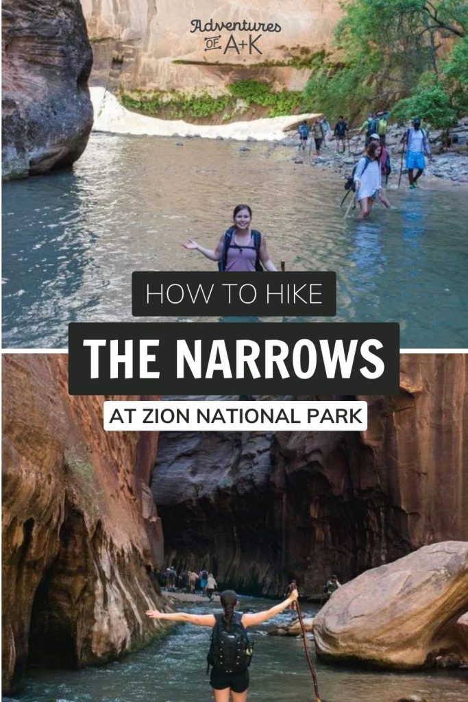 Hiking the Narrows at Zion National Park: route options, safety, how to get to the trail, gear, and everything else you need to know!
