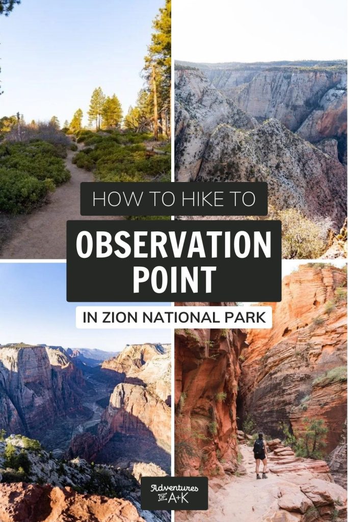 How to hike to Observation Point: the best view at Zion National Park | Observation Point Trail, Observation Point via East Mesa, Observation Point Zion, Best hikes at Zion National Park, Things to do at Zion National Park, Alternative to Angels Landing