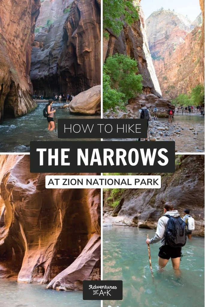 Hiking the Narrows at Zion National Park: route options, safety, how to get to the trail, gear, and everything else you need to know!