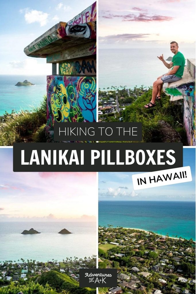 Hiking to the Lanikai Pillbox: Everything you need to know before conquering the Lanikai Pillbox Hike, one of the best things to do on Oahu, including where to park, when to hike, the trail stats, and more!