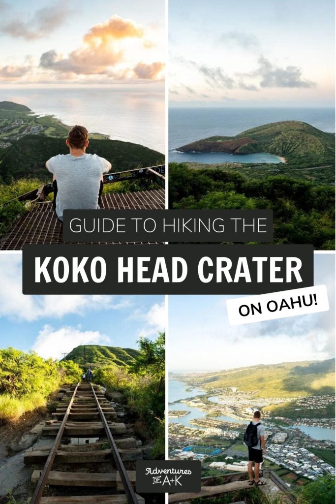 Hiking up the Koko Head Stairs on Oahu: Everything you need to know before conquering the Koko Head trail, one of the best things to do on Oahu, including where to park, when to hike, the trail stats, and more!