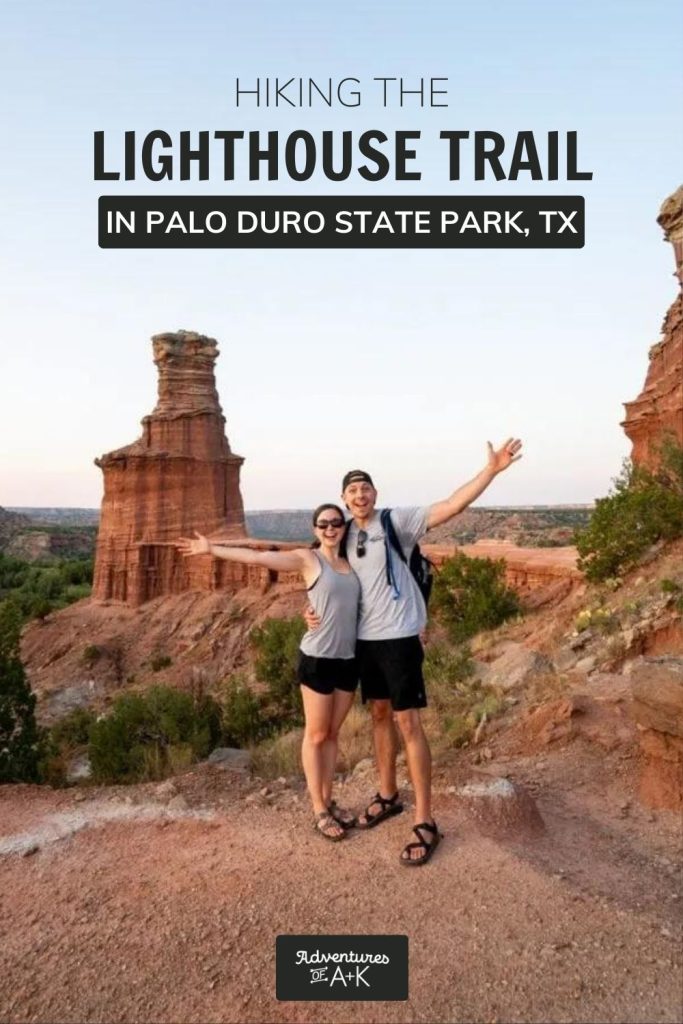 Hiking the Lighthouse Trail at Palo Duro Canyon State Park in Texas | Palo Duro Canyon Lighthouse Trail | Hikes at Palo Duro Canyon State Park | Things to do in Texas | Texas hikes | Things to do in the Texas Panhandle | Texas State Parks