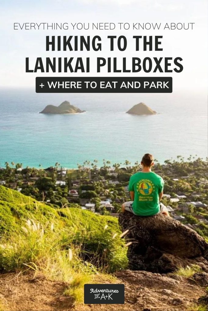 Hiking to the Lanikai Pillbox: Everything you need to know before conquering the Lanikai Pillbox Hike, one of the best things to do on Oahu, including where to park, when to hike, the trail stats, and more!