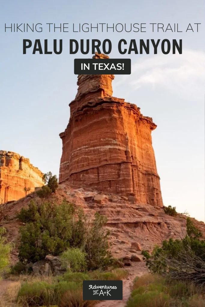 Hiking the Lighthouse Trail at Palo Duro Canyon State Park in Texas | Palo Duro Canyon Lighthouse Trail | Hikes at Palo Duro Canyon State Park | Things to do in Texas | Texas hikes | Things to do in the Texas Panhandle | Texas State Parks