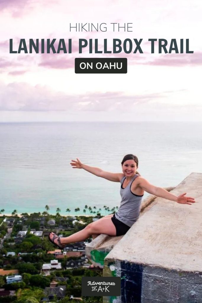Hiking to the Lanikai Pillbox: Everything you need to know before conquering the Lanikai Pillbox Hike, one of the best things to do on Oahu, including where to park, when to hike, the trail stats, and more!