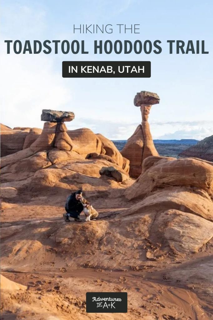 A guide to hiking the Toadstool Hoodoos trail, one of the best things to do in Kanab, Utah | Things to do in Southern Utah | Southern Utah Hikes | Kanab Utah Hikes