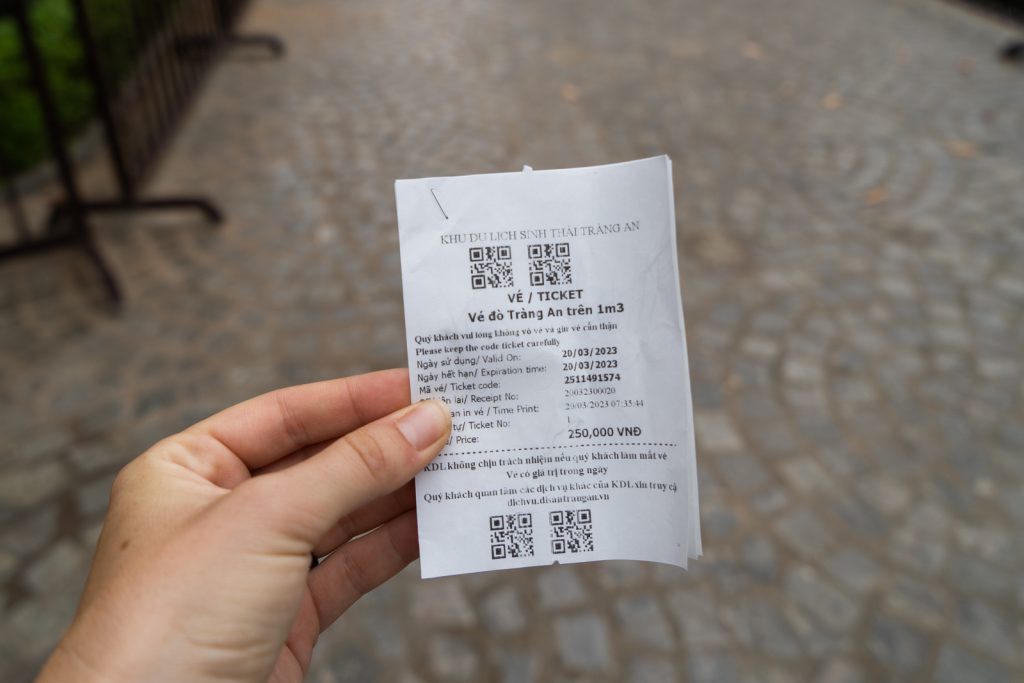 Trang An Boat Tour Ticket
