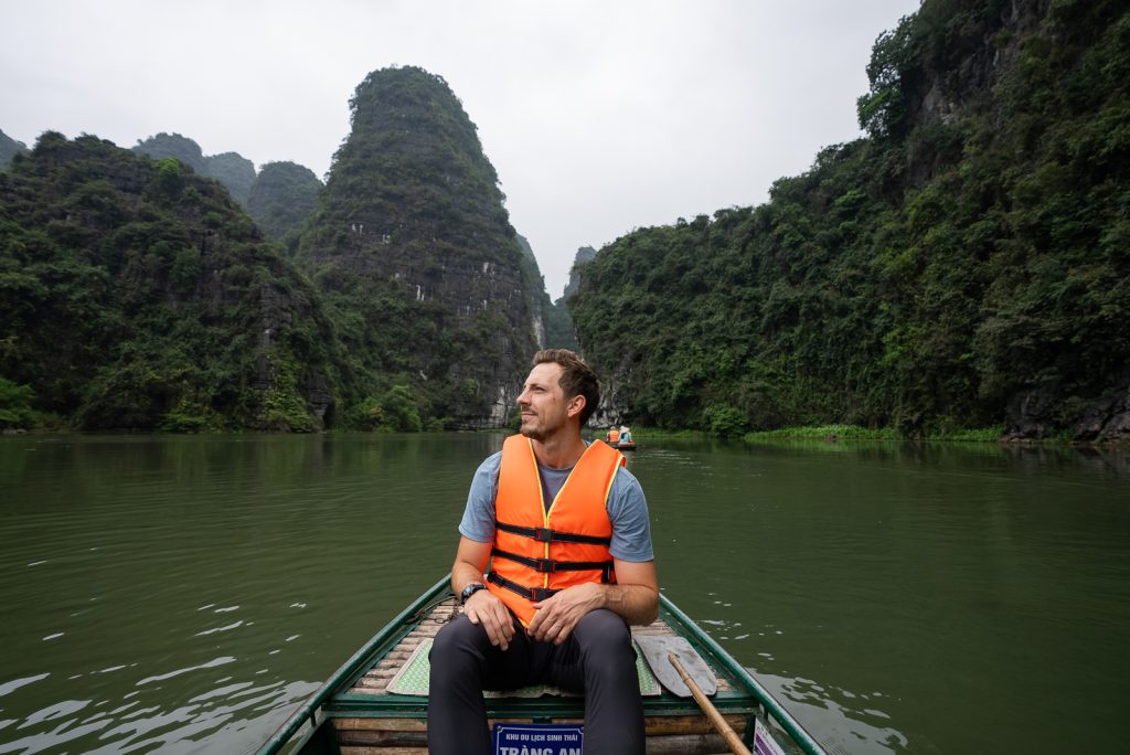 Trang An Boat Tour in Ninh Binh, Vietnam