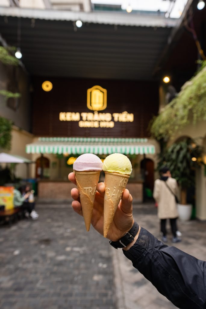 Kem Trang Tien Ice Cream | 3 Days in Hanoi Itinerary