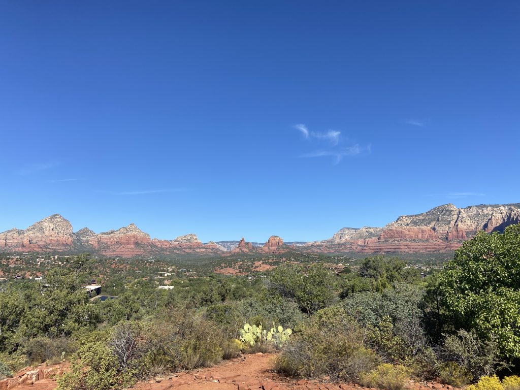 Views from the top of Marg's Draw Trail