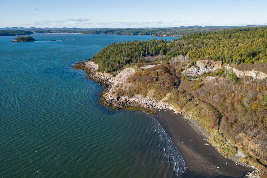 Black Beach in Saint John, New Brunswick