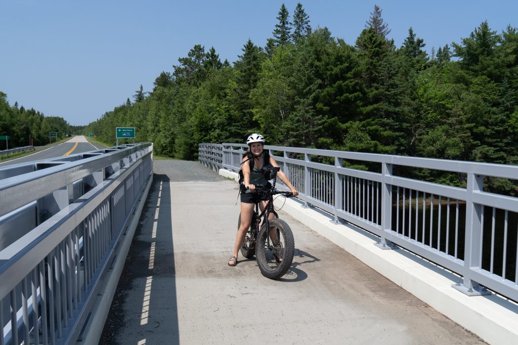 Biking at Kouchibouguac National Park New Brunswick
