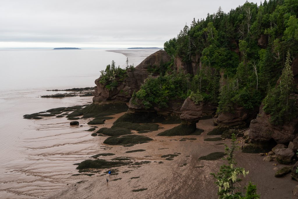 Hopewell Rocks in New Brunswick Bay of Fundy