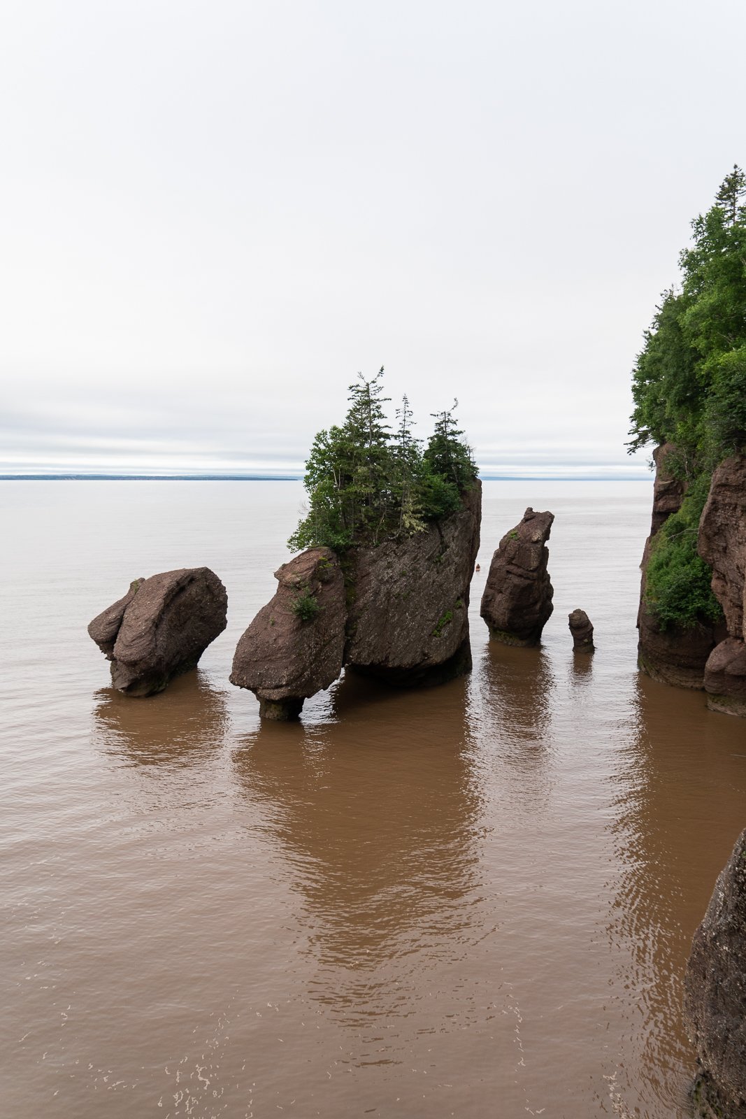 How to experience the tides at Hopewell Rocks in New Brunswick
