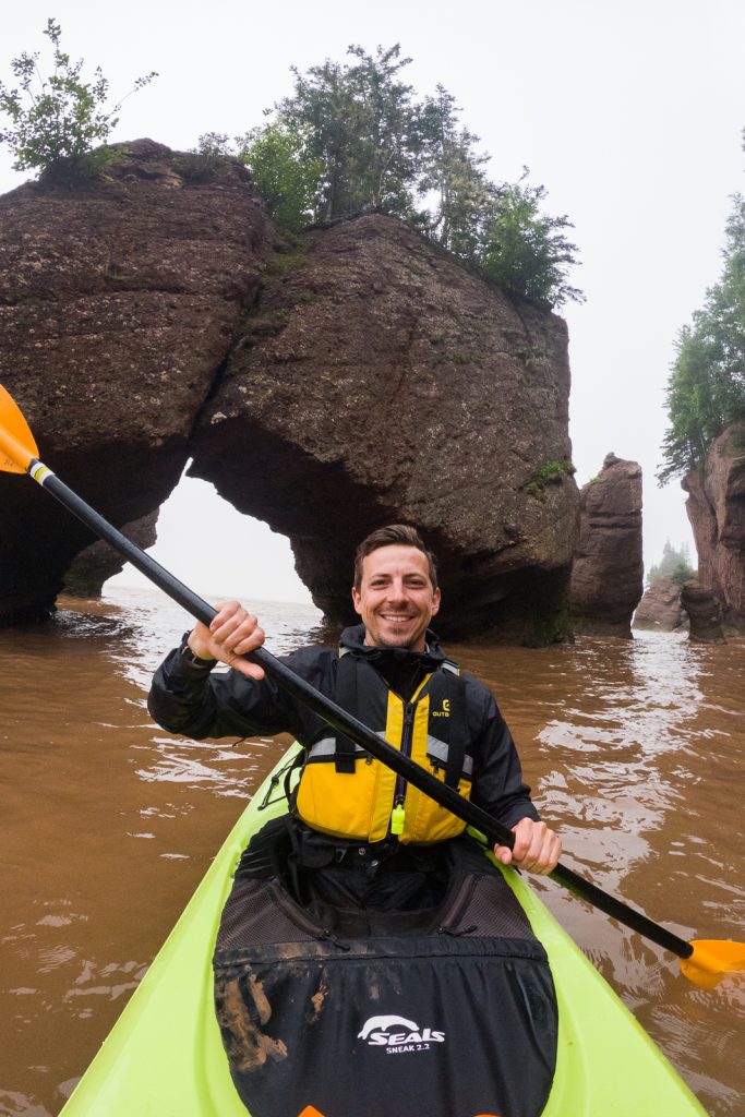 Hopewell Rocks in New Brunswick Bay of Fundy