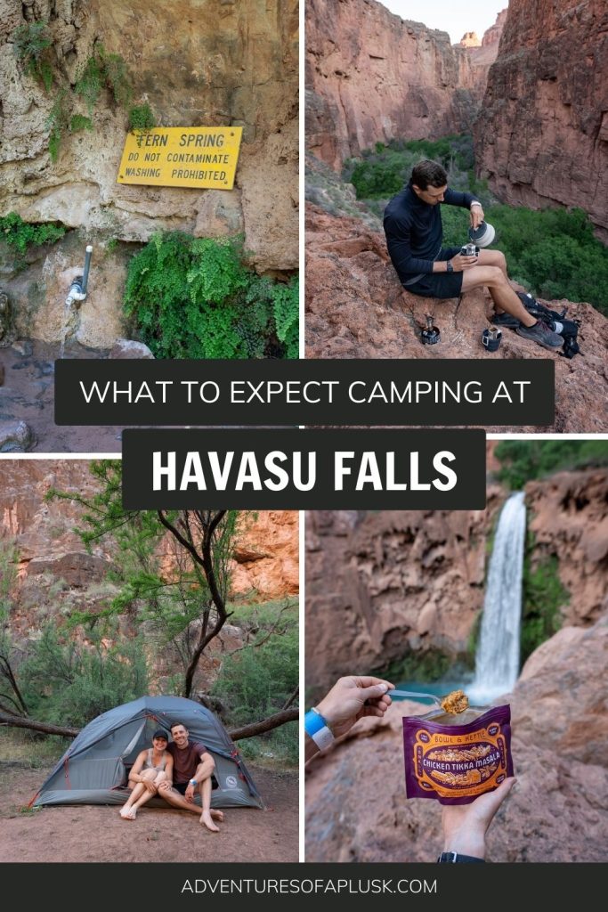 Camping at Havasu Falls (Havasupai Campground): What to expect!
