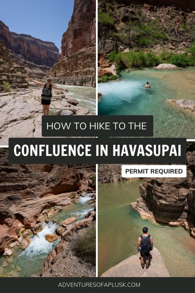 How to hike to The Confluence in Havasupai