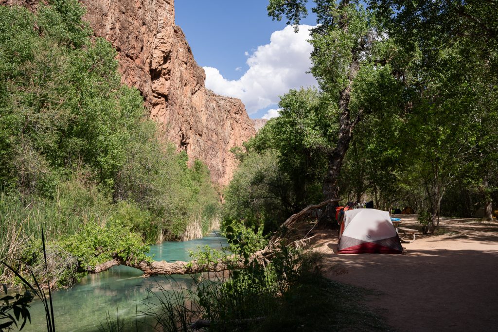 Camping Havasu Falls