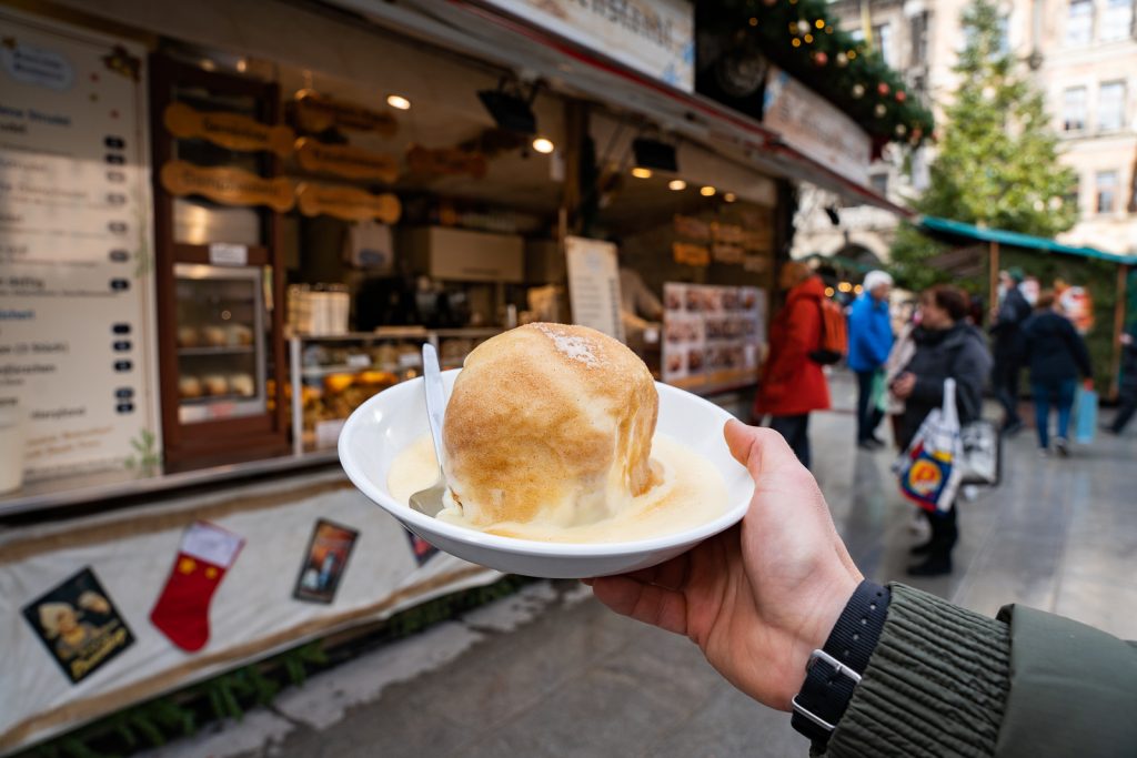 Dampfnudeln German Christmas Market foods