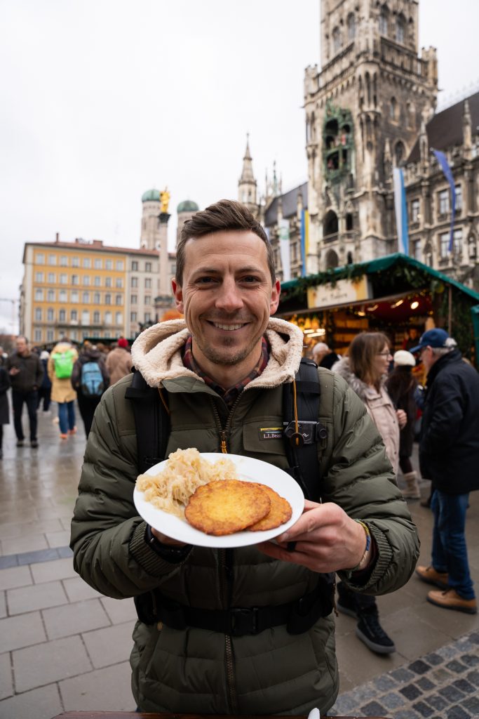 Kartoffelpuffer German Christmas Market foods