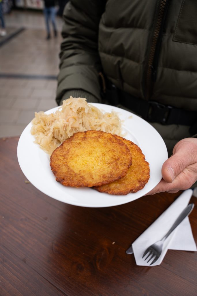 Kartoffelpuffer German Christmas Market foods