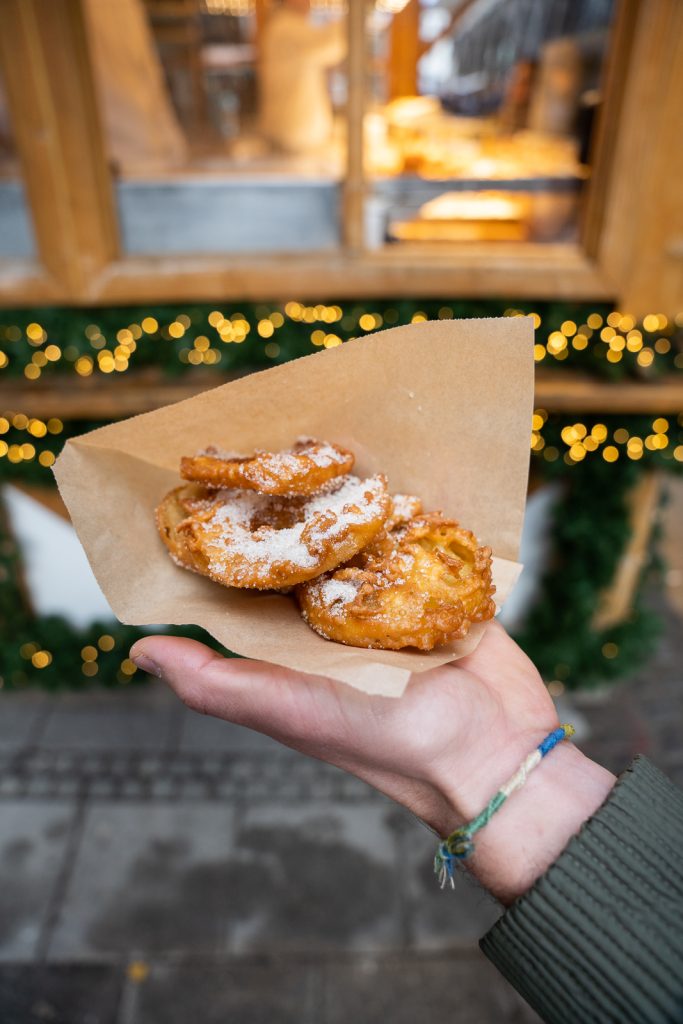 Apfelkücherl German Christmas Market foods