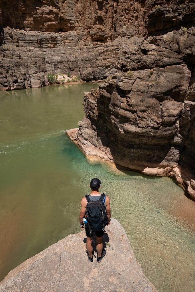 The Confluence of Havasu Creek and Colorado River