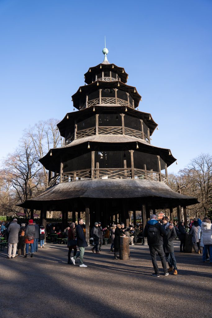 Chinese Tower Christmas Market Munich