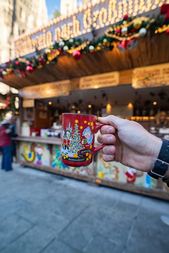 Gluhwein German Christmas Market foods