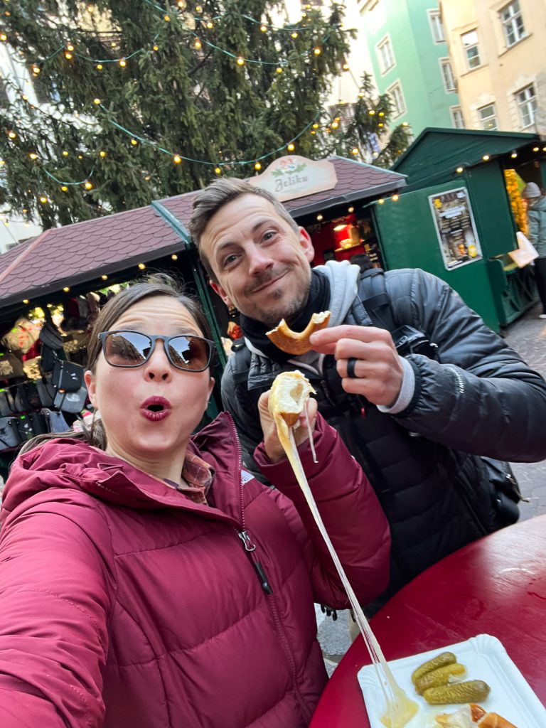 Raclette German Christmas Market foods