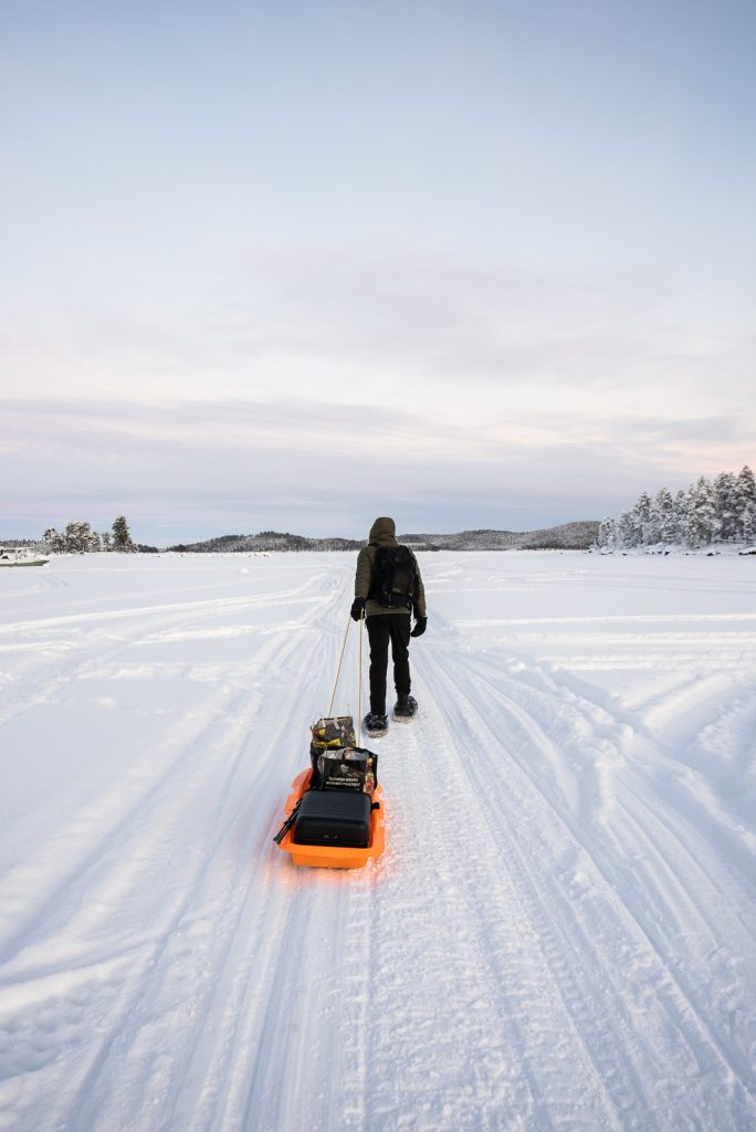 Winter hiking gear